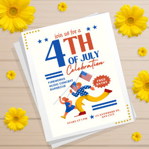 Convites 4 De Julho, Feliz Independência