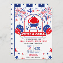 4 de julho Festa de CHURRASCO Chill & Grill