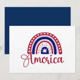 Convites 4 de julho Rainbow America