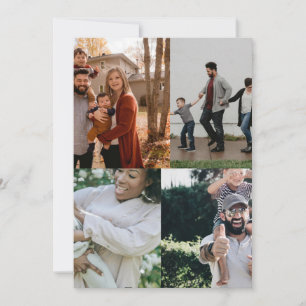 Convites 4 Foto Personalizada Colagem Personalizada