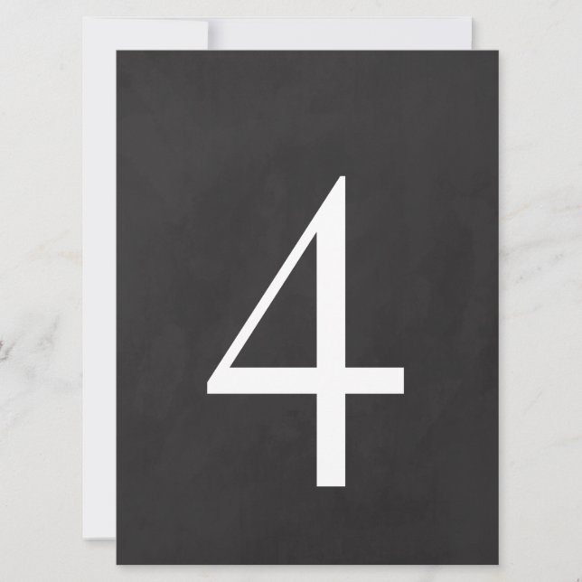 Convites 4 Quadro Número 6.5 x 8.75 (Frente)