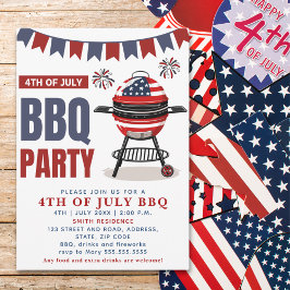 Convites 4th of July BBQ - Independence Day Party