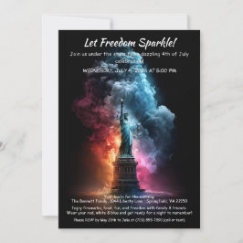 Convites 4th of July Invitation – Statue of Liberty