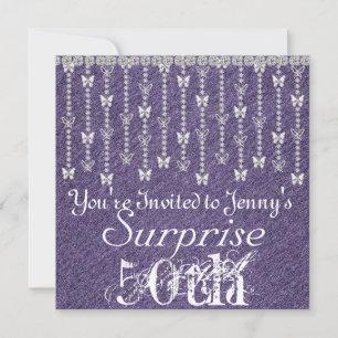 Convites 50ª Borboleta Surpresa de Aniversário Invitatati