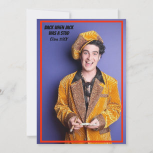 Convites 50ª Festa de aniversário Bolo no Fire MIlestone Fo