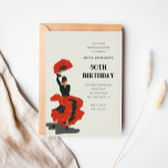 Convites 50ª Festa de aniversário de Dançarinos do Flamenco<br><div class="desc">Um convite de aniversário de 50º formato espanhol, com uma ilustração desenhada à mão com dançarina de flamenco, em cores vermelho e preto a negrito. O texto é editável para personalizar para o seu 30 ou 60º ou até mesmo para o seu ouro. Para uma noite de dança e diversão...</div>