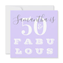 50º aniversário 50 fabulosa Festa de aniversário r