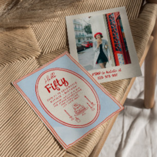 Convites 50º aniversário de 50ª edição de imagens picadas p