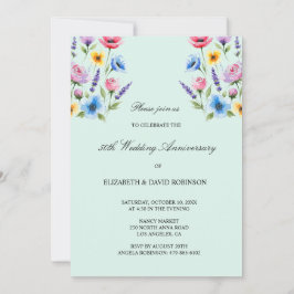 Convites 50º aniversário de casamento