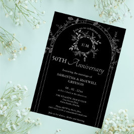 Convites 50º Aniversário de Casamento de Prata (ou Outro)