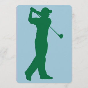 Convites 50º aniversário de golfe