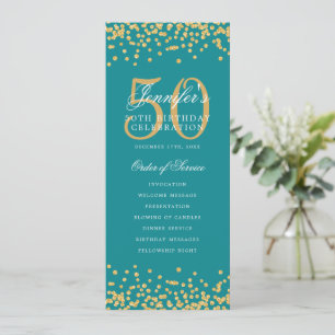 Convites 50º aniversário do Programa Obrigado U Dourado Tea