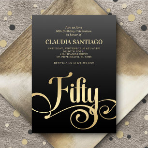 Convites 50º Aniversário do Script Moderno
