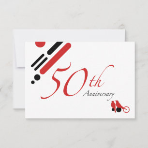 Convites 50º Aniversário (mod pássaros)