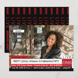 Convites 50º Aniversário Mulheres Engraçadas Notícias n