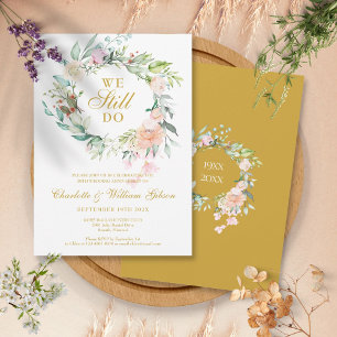 Convites 50º Aniversário Nós Ainda Fazemos Grinalda Floral
