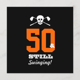 Convites 50º Golfe Festa de aniversário - Ainda balançan