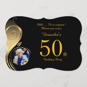 Convites 50º,Mulher que convida para o aniversário Qualqu