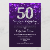 50.º aniversário da Surpresa - Prata Roxa