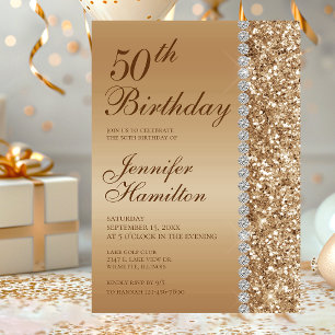 Convites 50.º Aniversário do Diamante Dourado