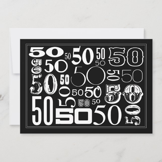 Convites 50, 50 e mais 50! (Frente)