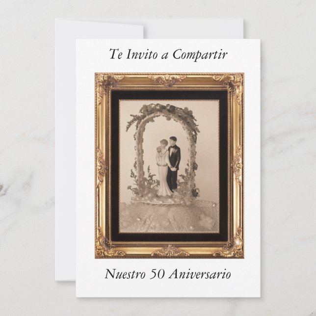 Convites 50 aniversario de Bodas (Frente)