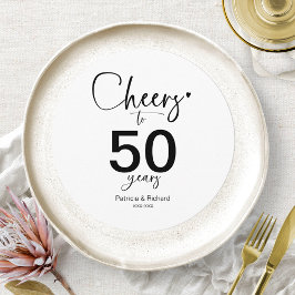 Convites 50 anos de casamento Aniversário de carga Inserir