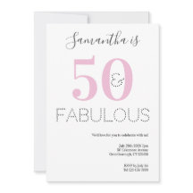 50 e Fabulosa 50. Festa Rosa de Aniversário