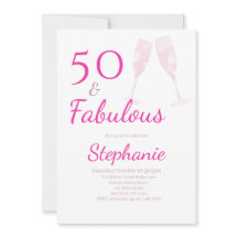 50 e Fabuloso | 50º Festa de Aniversário Rosa