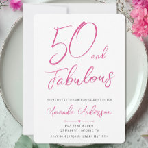 50 e Fabuloso Aniversário de Cinquenta Anos