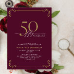 Convites 50 e fabuloso aniversário Dourado e branco da Borg<br><div class="desc">É seu aniversário especial de 50 anos, e é hora de comemorar! Você quer jogar o melhor baluarte na cidade? Certifique-se de que começa com o mais alto estilo com este 50 e Fabuloso Convite de Aniversário para Caligrafia Branca e Dourada. Certamente dará o tom para uma celebração glamourosa. Este...</div>