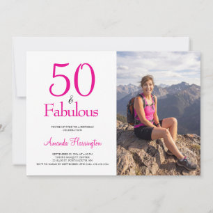 Convites 50 e Fabuloso Festa de Aniversário de 50 anos