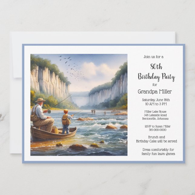 Convites 50.o aniversário da pesca (Frente)