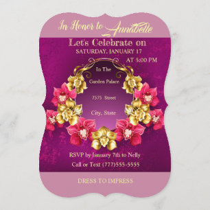 Convites 50th Aniversário abençoado & altamente favorecid