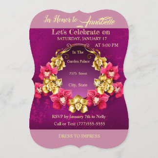 Convites 50th Aniversário abençoado & altamente favorecido