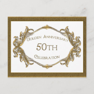 Convites 50th Celebração do aniversário