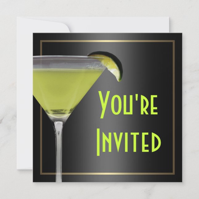 Convites 50th Festa de aniversário (Frente)