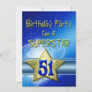 Convites 51 ruas para uma Superstar.