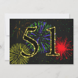 Convites 51festa de aniversário convidada