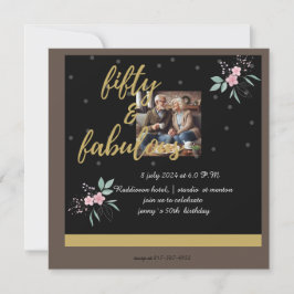 Convites 5.º aniversário fabuloso