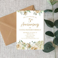 5 do Quinto Aniversário do Casamento das Flores Br