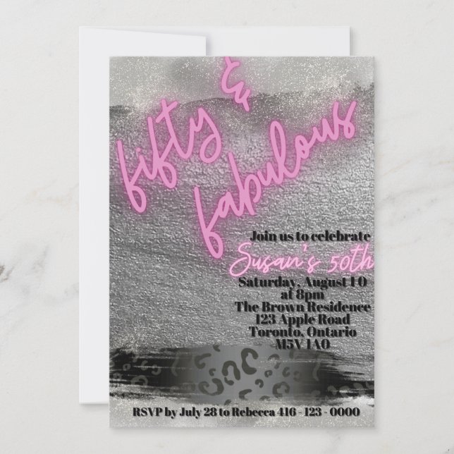 Convites 5O e Fabusivo (Frente)