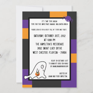 Convites 5x7 Criações bonitas Convocam Festa de Halloween