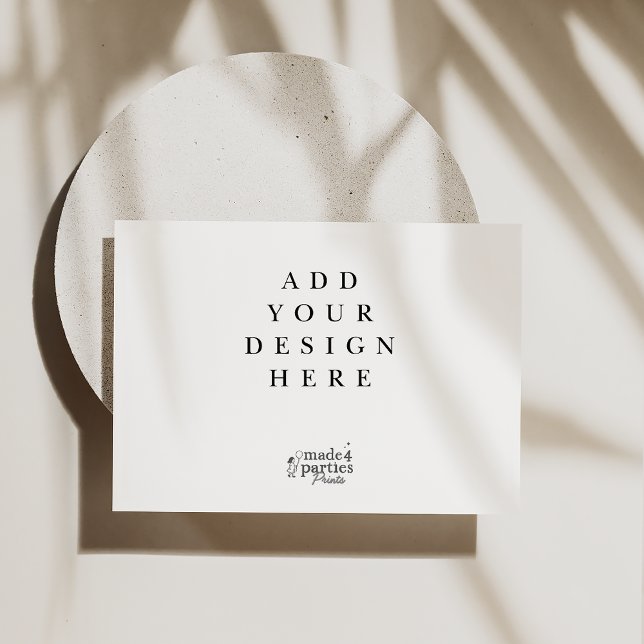 Convites 5x7" Horizontal Landscape Cards (Criador carregado)