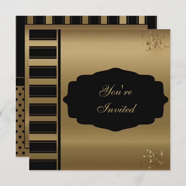 Convites 60ª Festa de aniversário | DIGITAR Texto (Frente/Verso)