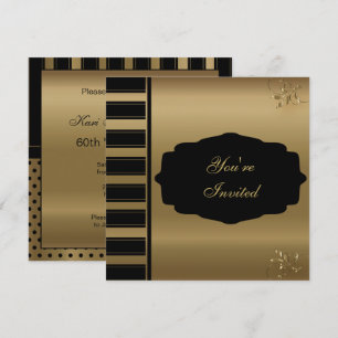 Convites 60ª Festa de aniversário   DIGITAR Texto