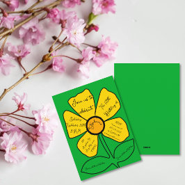 Convites 60º aniversário da Dourada flor de rabo