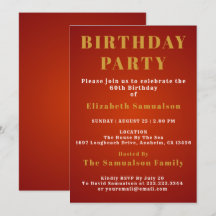 60º aniversário Definição de padrões Festa de aniv