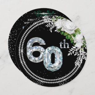 Convites 60º aniversário do Casamento Diamond