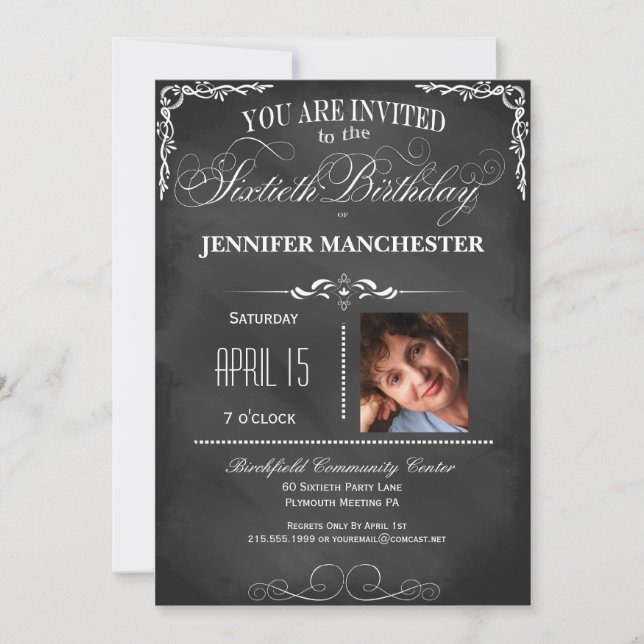 Convites 60º Aniversário do Partido da Tipografia do Quadro (Frente)